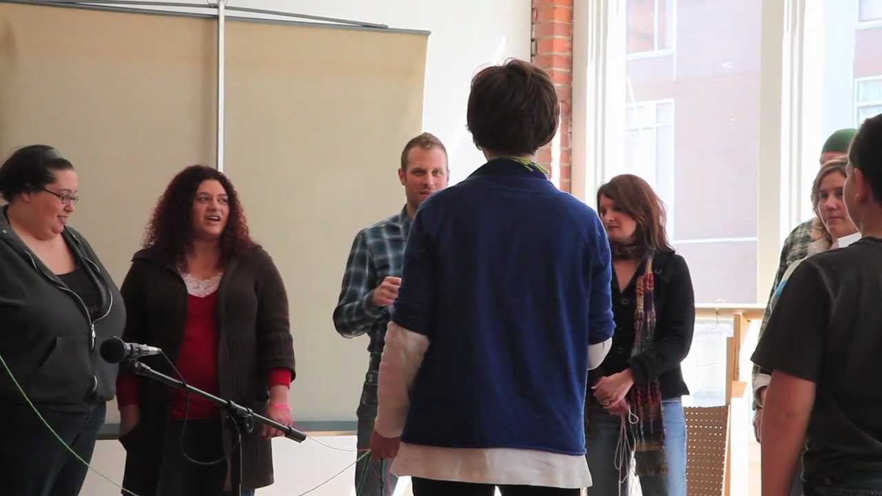 Machine Project at SPACES: Camp Cleveland #4: Human Yarn Instrument