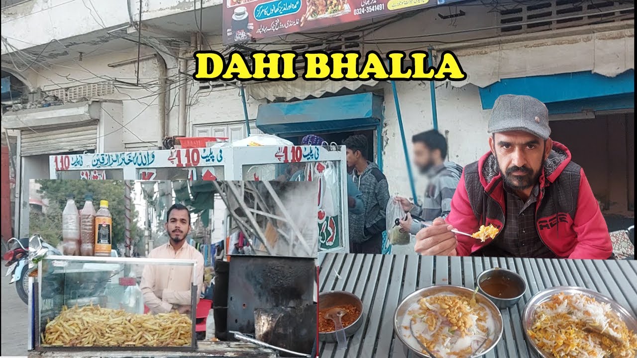 Famous Dahi Bhalla in Bahawalpur | Biryani and Finger chips | Bahawalpur Street Food