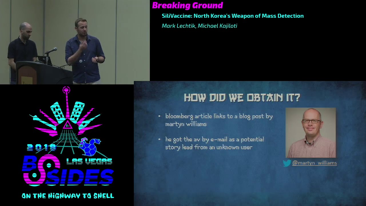 BG - SiliVaccine: North Korea's Weapon of Mass Detection - Mark Lechtik & Michael Kajiloti