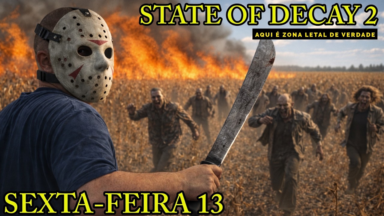 🔥 SEXTA-FEIRA 13 NO STATE OF DECAY 2 - ZONA LETAL DE VERDADE!!! - AO VIVO (ou morto?)🔥