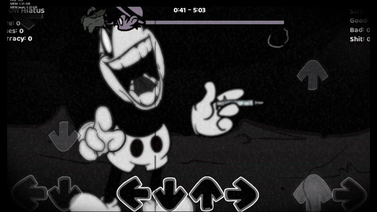 FNF: Life on Hiatus but Mickey Sing it! (Playable!!!)