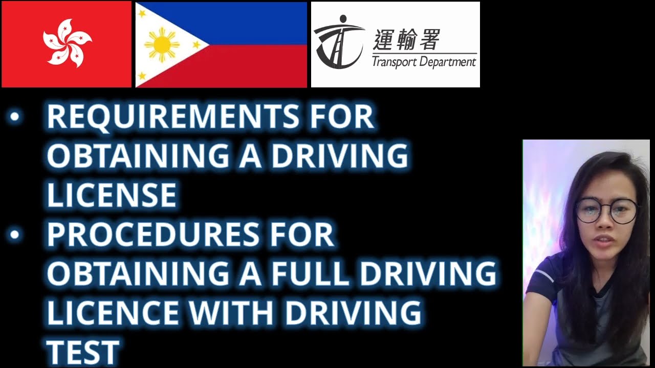 Requirements for Driving License and procedures for full Driving License in Hongkong (pinoy& pinay)