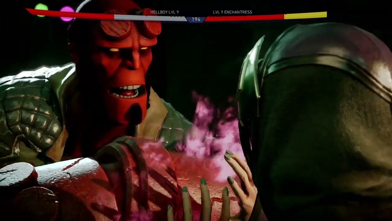 40 hellboy vs enchantress #injustice2