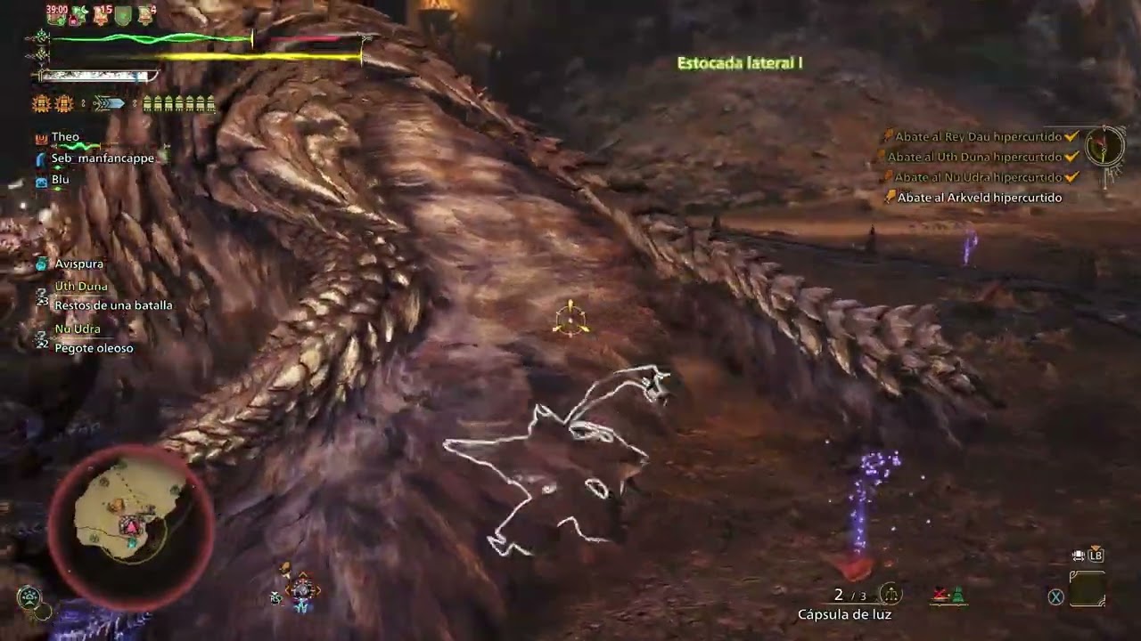 Dos mancos contra Arkvelt Archicurtido | Mh Wilds Proof of a Hero 
