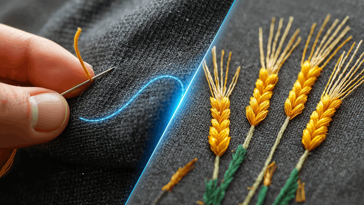 Mending Holes with Wheat Embroidery Can Be a Challenge
