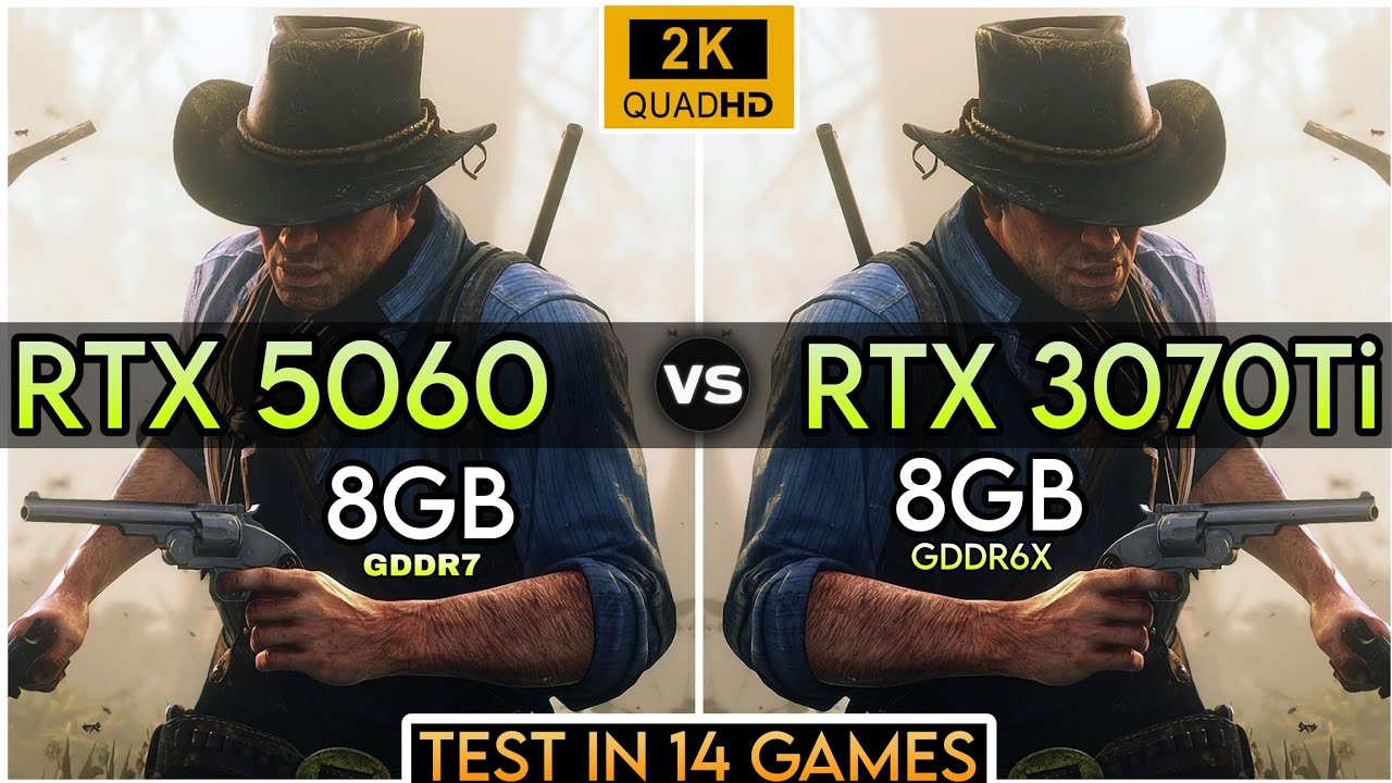 RTX 5060 vs RTX 3070 Ti - Test In 14 Games - Which Is Best ?