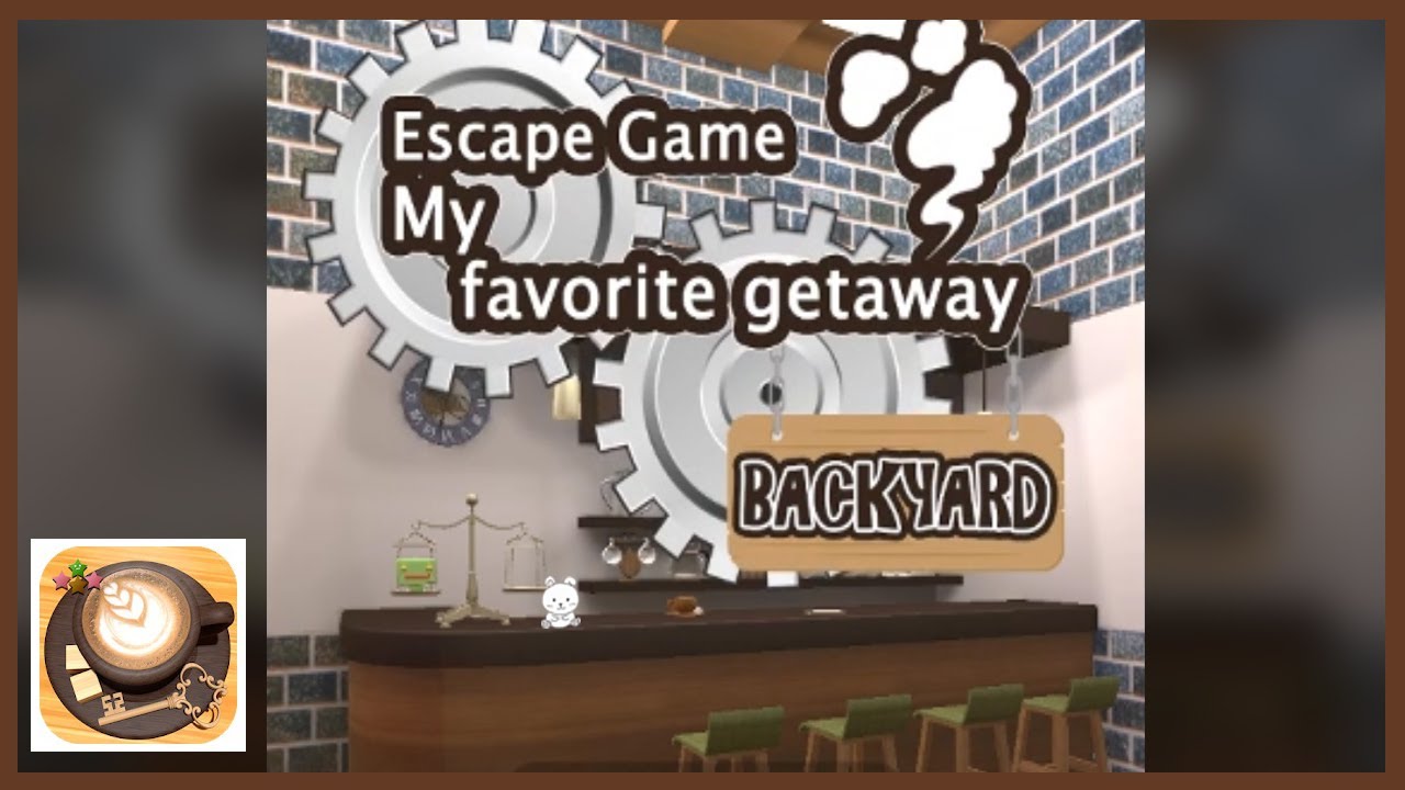 BACKYARD My Favorite Getaway Walkthrough (STUDIO WAKABA) | 脱出ゲーム コーヒー香る隠れ家の裏側