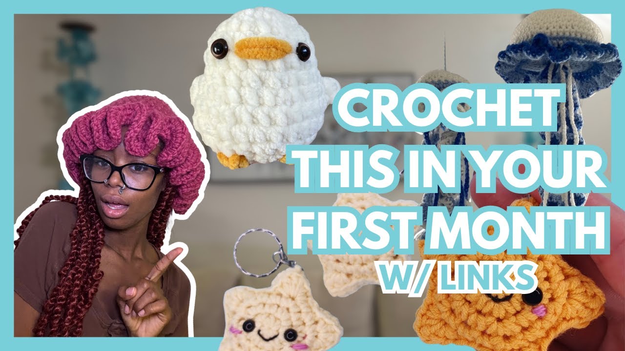 What I Would Crochet in My First Month | Learn To Crochet Series Pt. 2