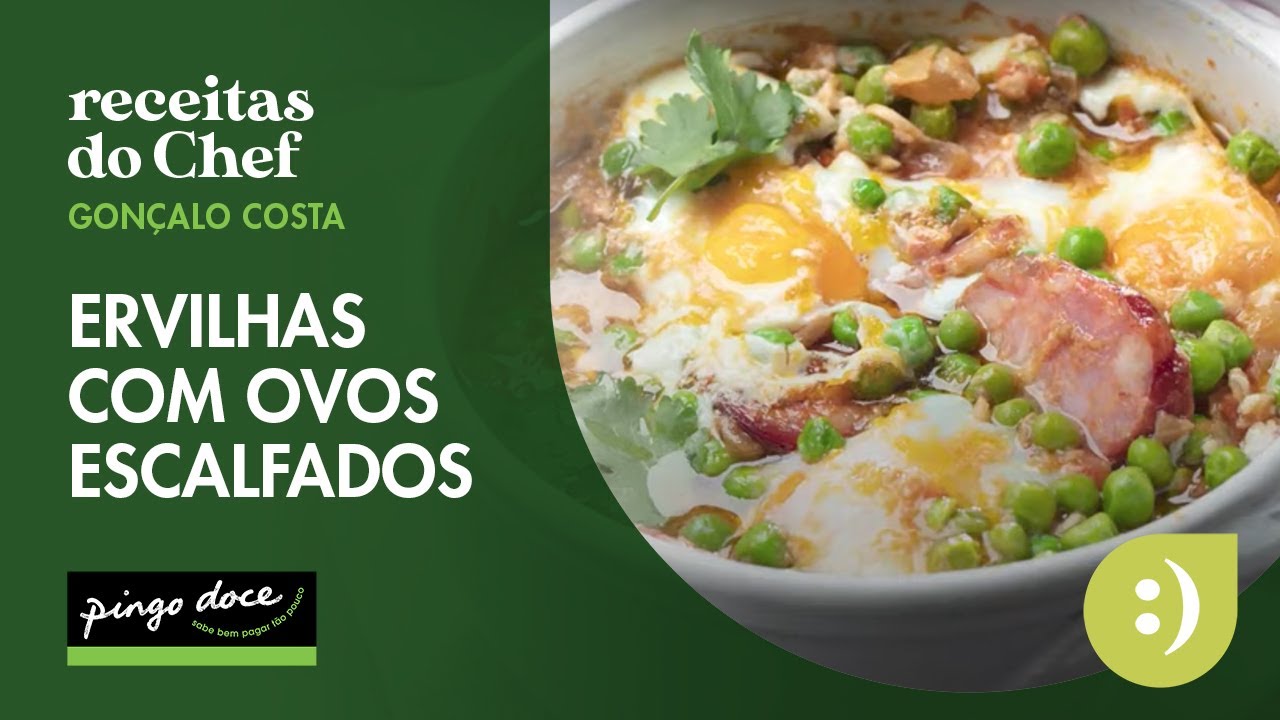 Ervilhas com Ovos Escalfados | Receitas | Pingo Doce