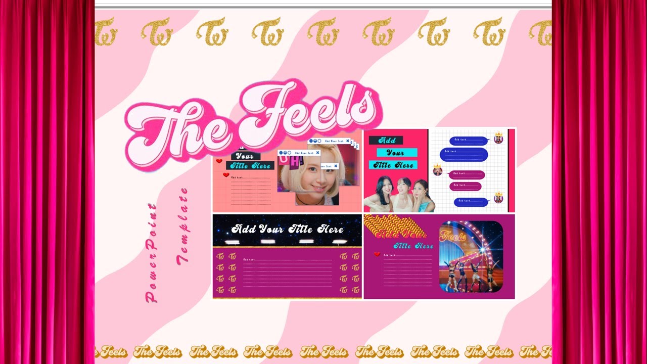 Twice - The Feels ᴵⁿˢᵖᶦʳᵉᵈ I #37 Aesthetic PPT #freetemplate #twice #thefeels