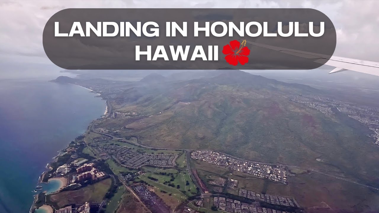 Touchdown at HNL ✈️🌺 | Landing in Honolulu, Hawaii