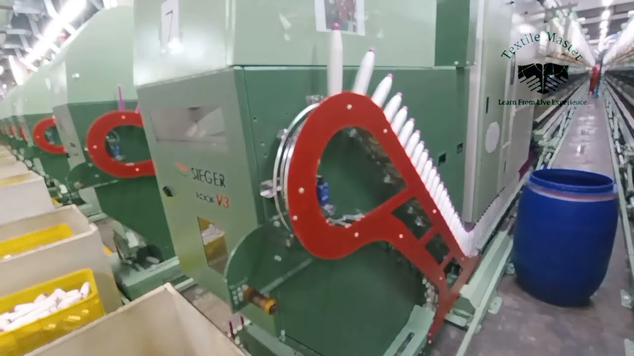 Ring Frame Auto Doffing | LMW LR9/A | Compact Ring Spinning | Textile Master