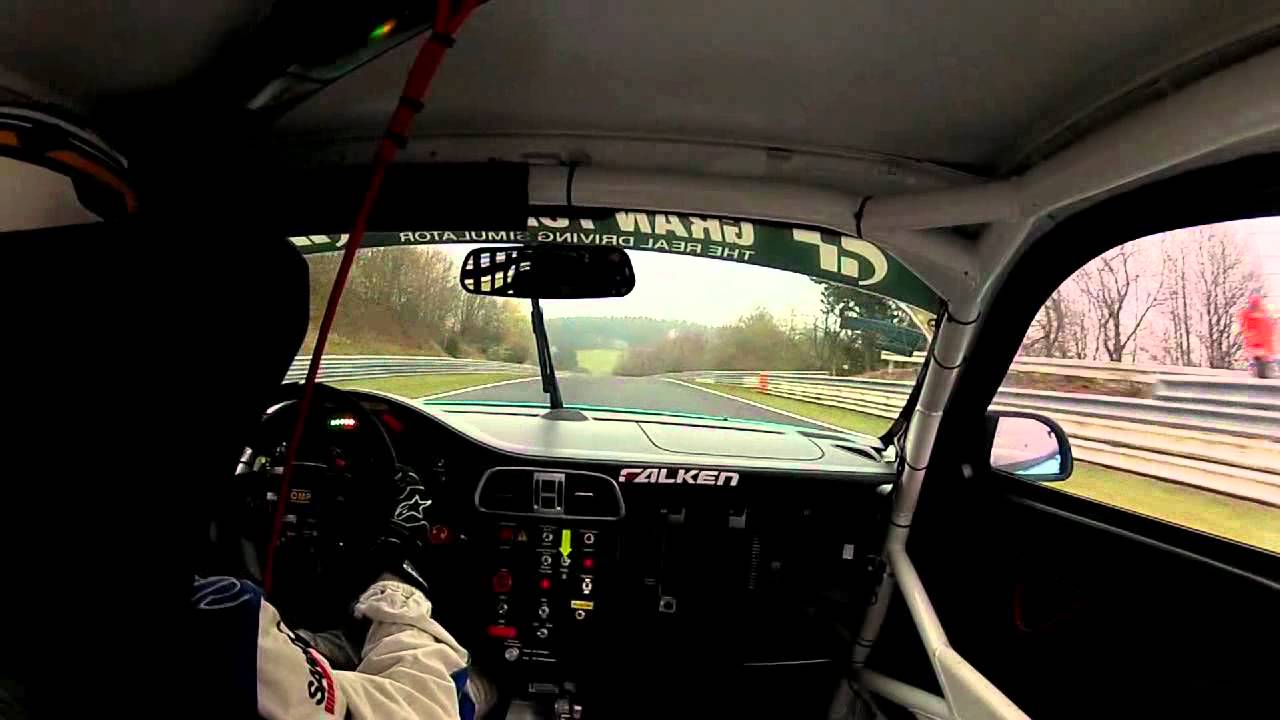 Onboard Porsche 911 GT3 R Peter Dumbreck VLN 1. Lauf 2012