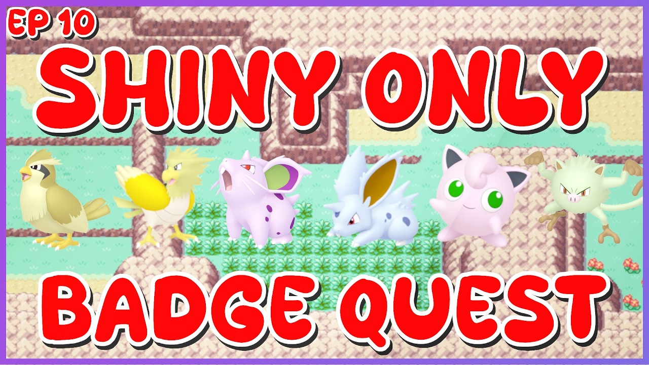 Pokemon Leaf Green Shiny Only Badge Quest