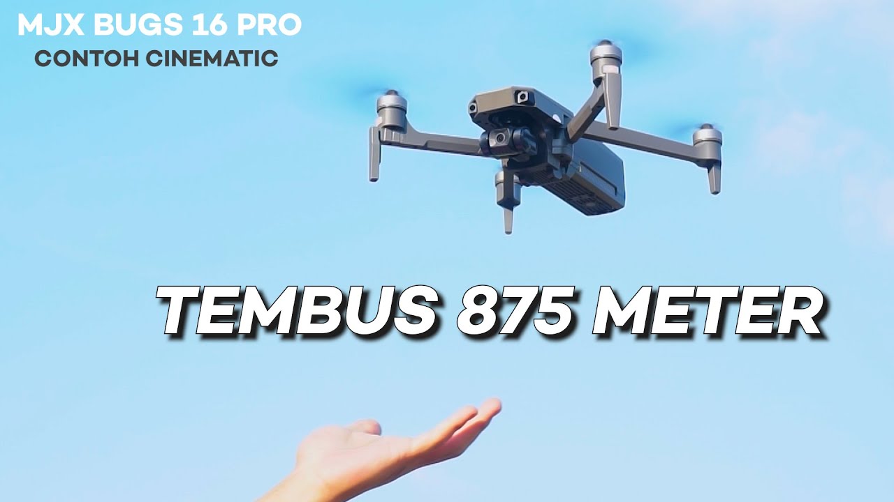 DRONE MURAH & BAGUS! Kamera 4K Sudah Ada Gimbal & EIS - Review MJX Bugs 16 Pro