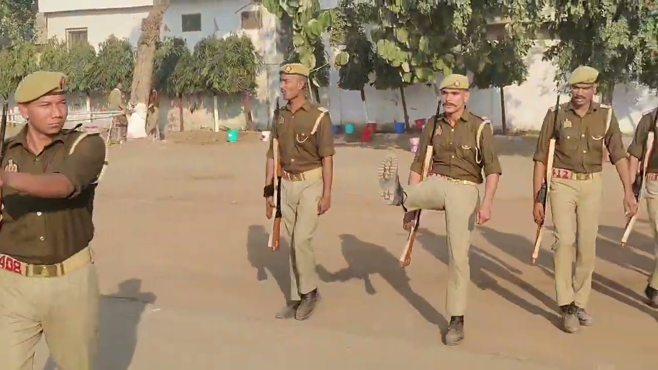 Saharanpur Uttar pradesh police Tranning, upp ki tranning kese hoti hai dekhe, rifle ke sath