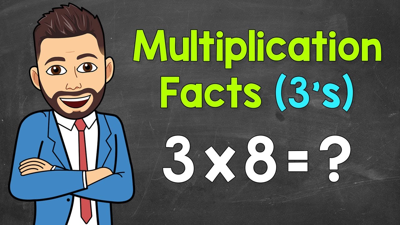 3&rsquo;s Multiplication Facts Practice | Multiplying by 3 | Math with Mr. J