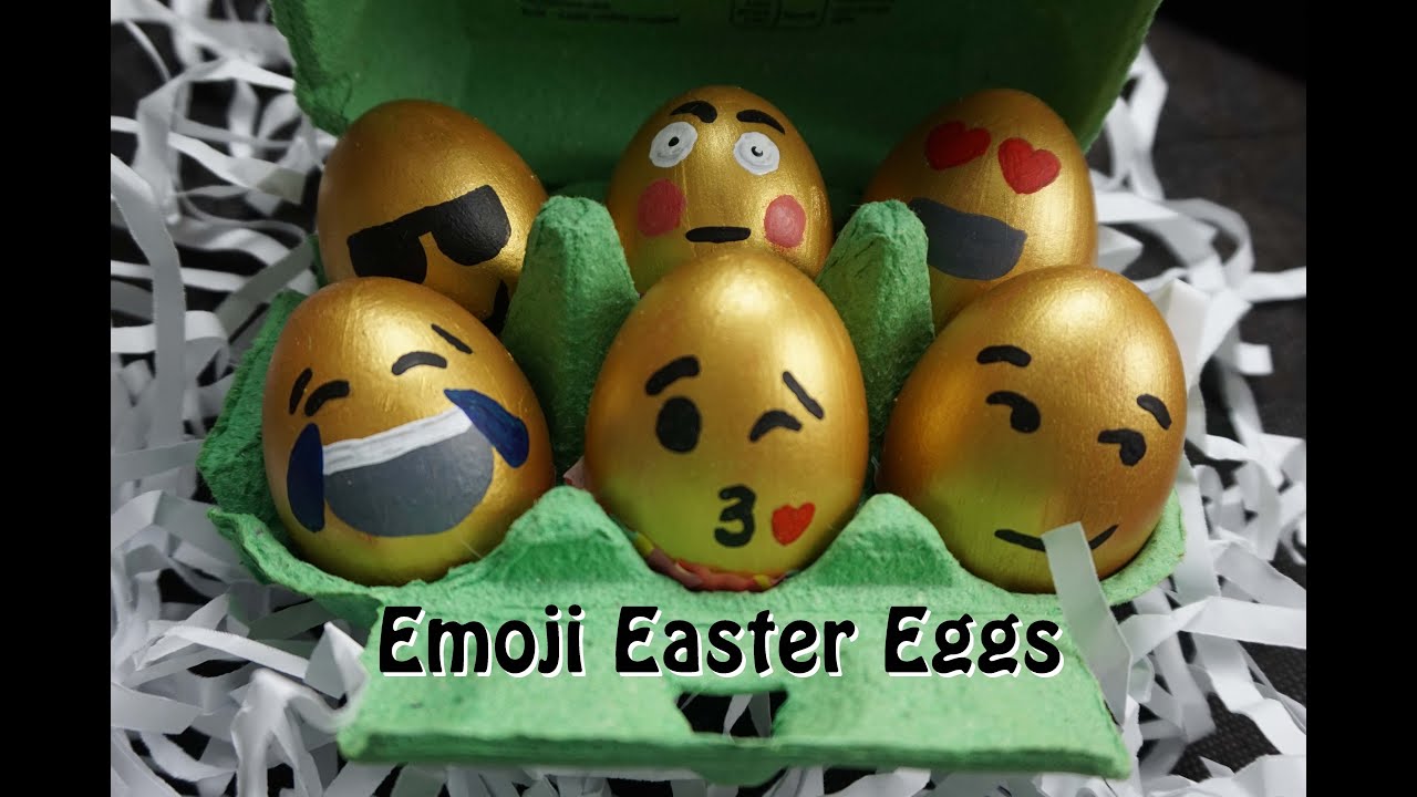 Emoji Easter Eggs - HAPPY EASTER! (DIY Tutorial)