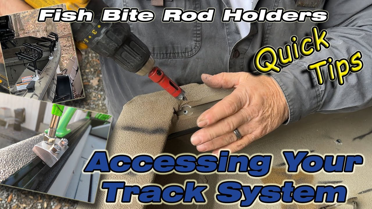 How to Drill an Access Hole for your Track System: Fish Bite Rod Holders Tips and Tricks