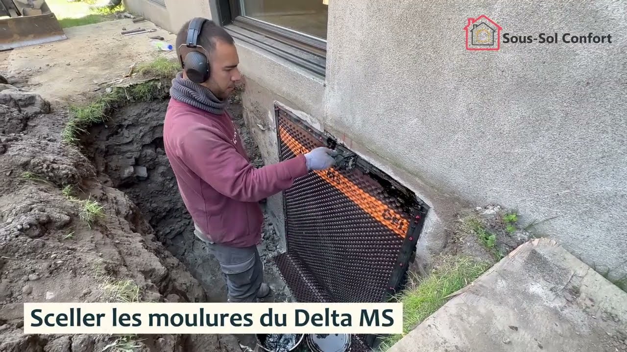 Renforcement de fondation avec plaque métallique