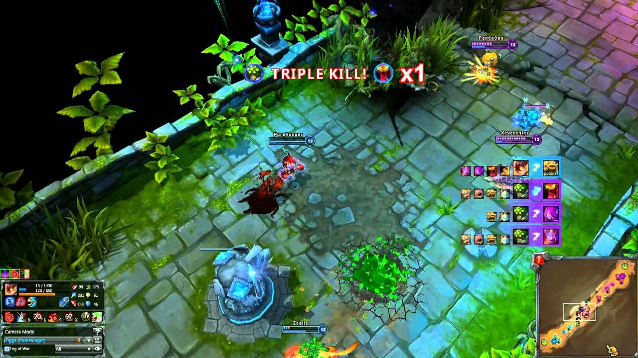 Instant DOUBLE Triple Kill! - League of Legends