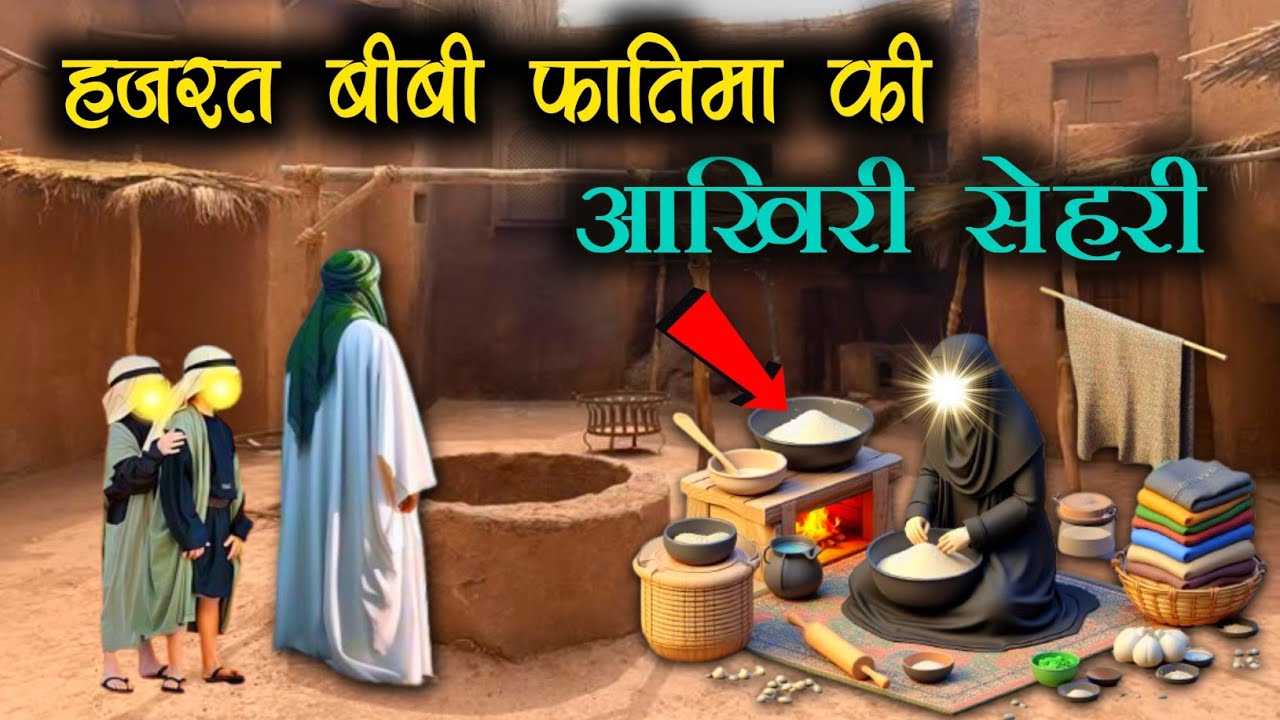 Bibi Fatima ki Akhiri Sehri | Bibi Fatima ka rula dene wala wakiya | islamic story