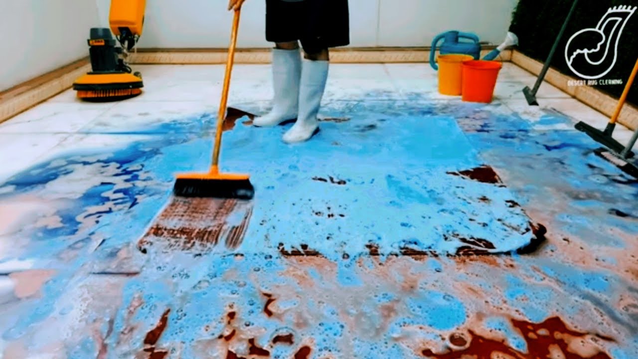 Satisfying Carpet Cleaning ASMR|Rug Go From Gross To Gorgeous 💦
