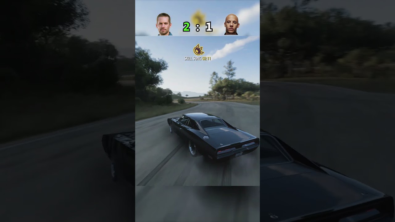 Paul Walker VS Vin Diesel😎 #forzahorizon5 #forza #gaming