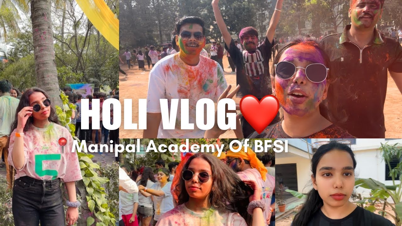 Holi in Manipal Academy of BFSI Bangalore | Central Bank of India Credit Officer PGDBF 2025