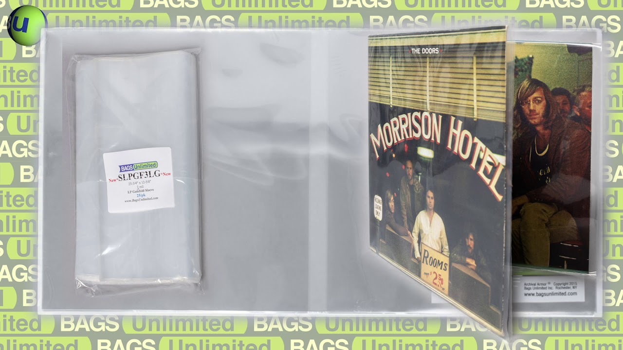 LP Gatefold Record Sleeves from Bags Unlimited!