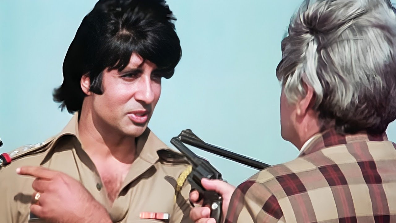 इन पिस्तुल से कही ज्यादा ताकद मेरे इन स्टार्स में हे - धर्मेंद्र - अमिताभ - Ram Balram Part 7