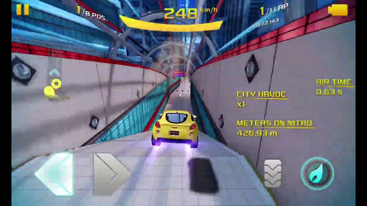 Asphalt 8 Airborne, test sportovního auta Pontiac Solstice GXP