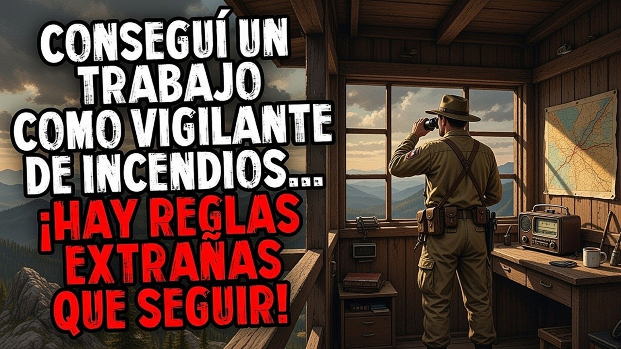 Conseguí un trabajo como vigilante de incendios... ¡Hay REGLAS EXTRAÑAS que seguir!