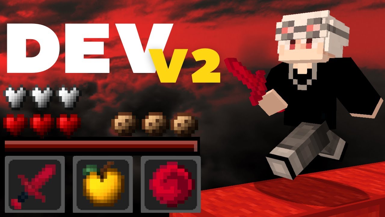 Jogando BedWars com a MINHA textura! (MushMC) #2