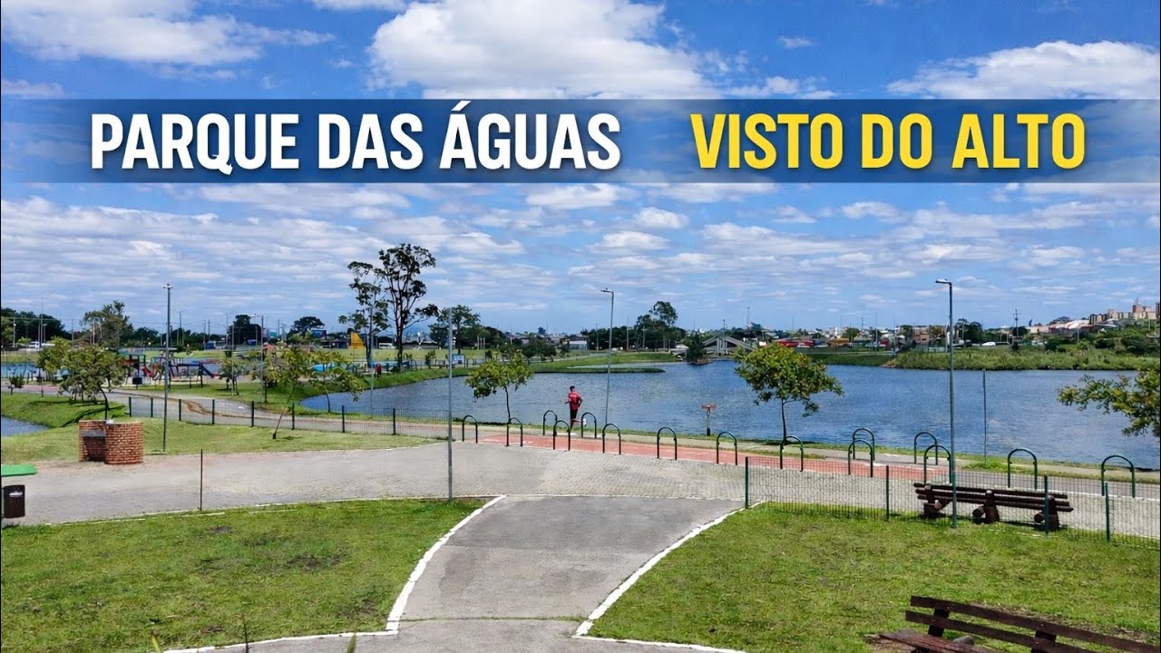 🏆 Parque das Águas de Pinhais Visto do Alto | Drone 4K