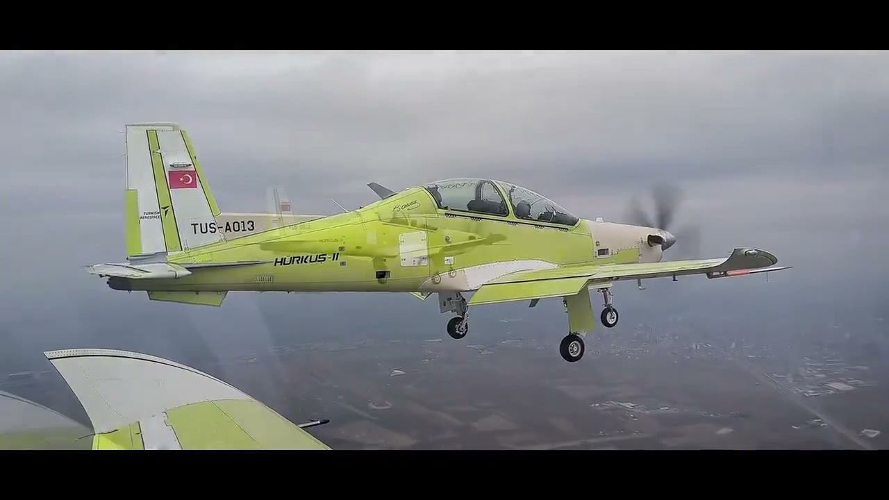 First flight of Hurkus-II trainer jet for the Turkish Air Force