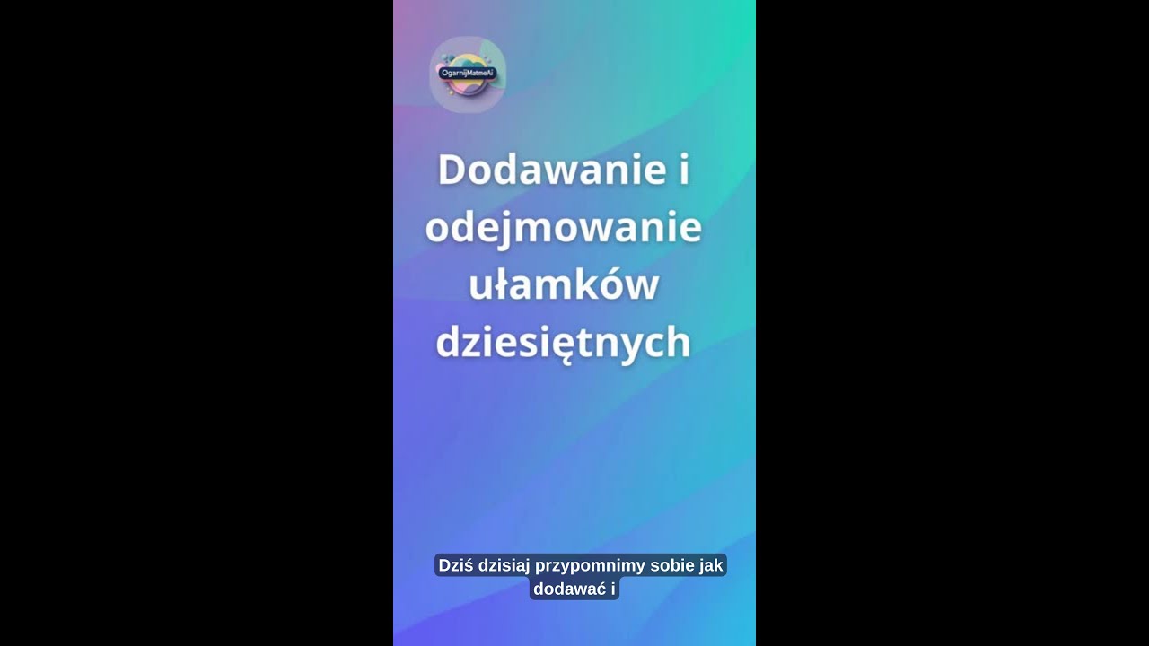 Przecinek pod przecinkiem. Zawsze!!!