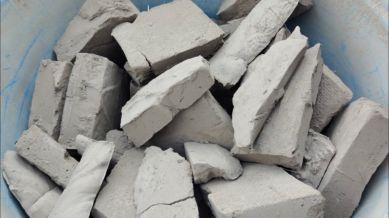 powdery cement crumbling dry #shortvideo #shorts #asmr #youtube #youtubeshorts #bts #instagram