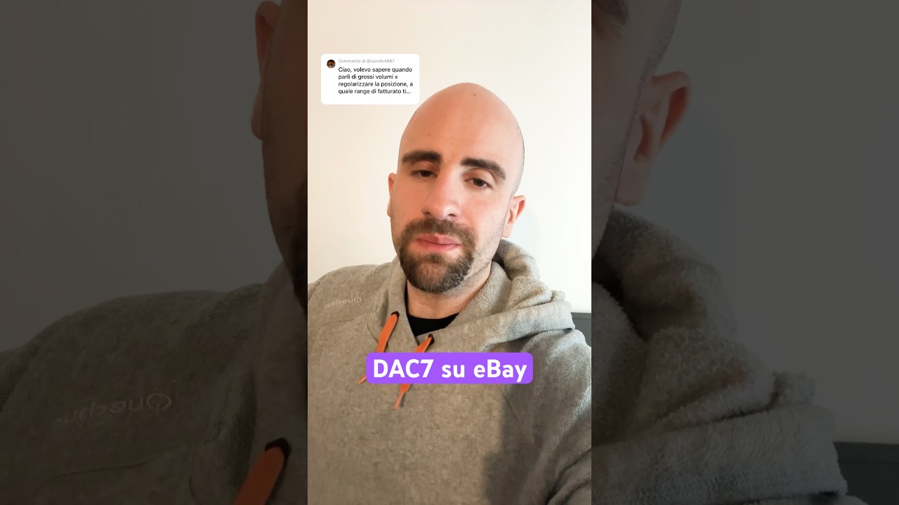 VOLUMI di VENDITA su eBay per la DAC7