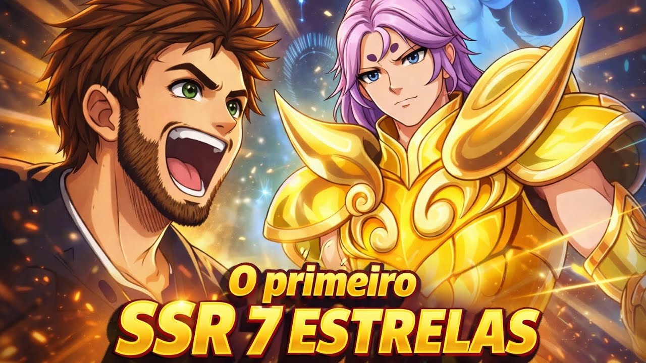 🔥 EP.34 | MU NOSSO PRIMEIRO SSR 7 ESTRELAS! UP ABSURDO DE PODER | Saint Seiya EX – Começando do Zero