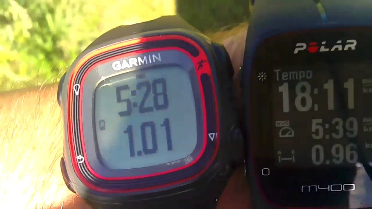 Polar m400 vs Garmin forerunner 10