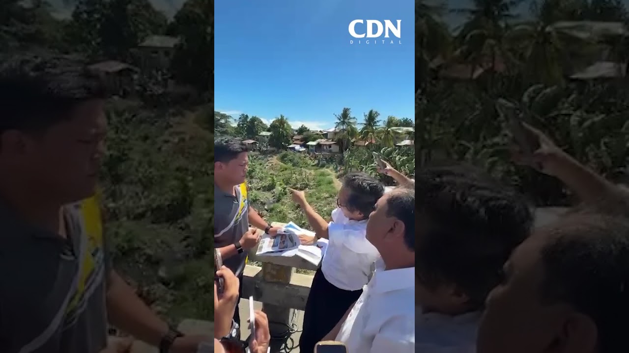 DPWH CHIEF INSPECTS TALISAY FLOOD CONTROL PROJECT 

WATCH: CDN Digital reporter Lyle Andales…