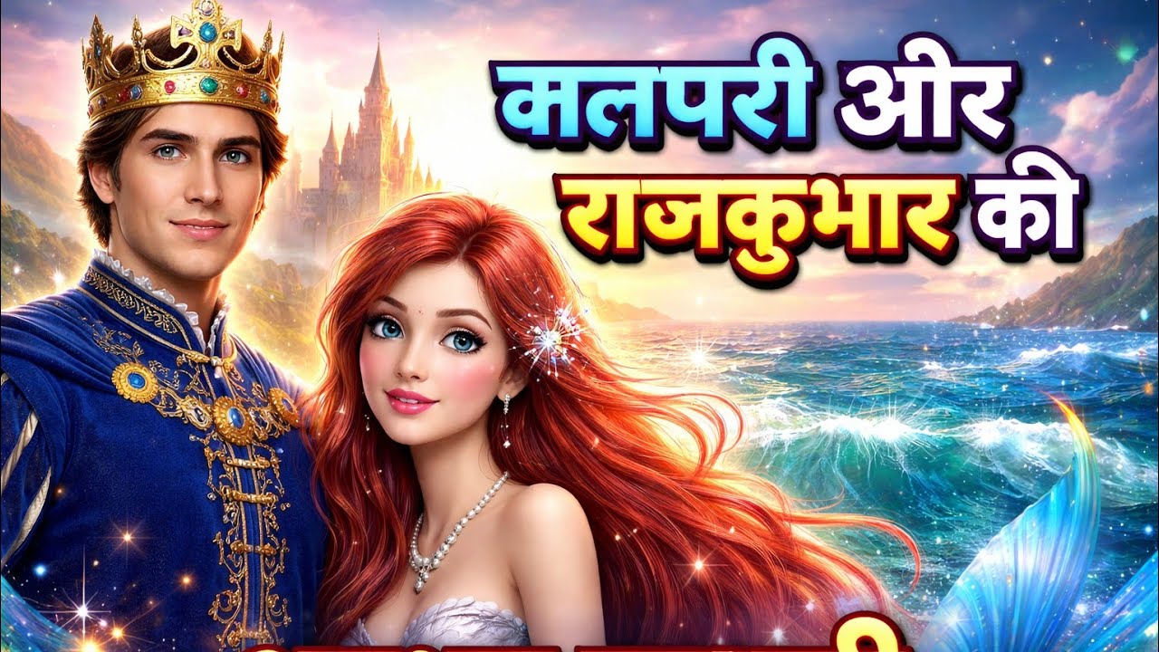 समुद्र की जलपरी और बहादुर राजकुमार की अद्भुत कहानी 🌊✨