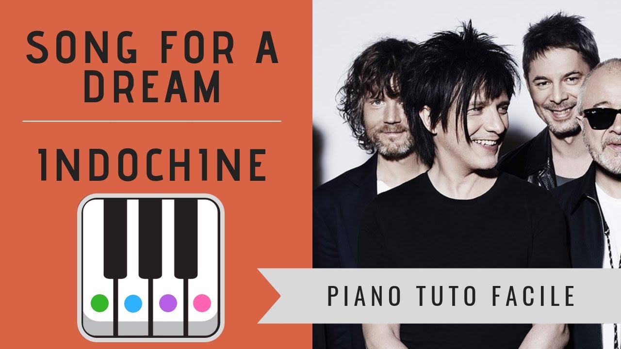 APPRENDRE SONG FOR A DREAM de INDOCHINE - PIANO TUTO FACILE