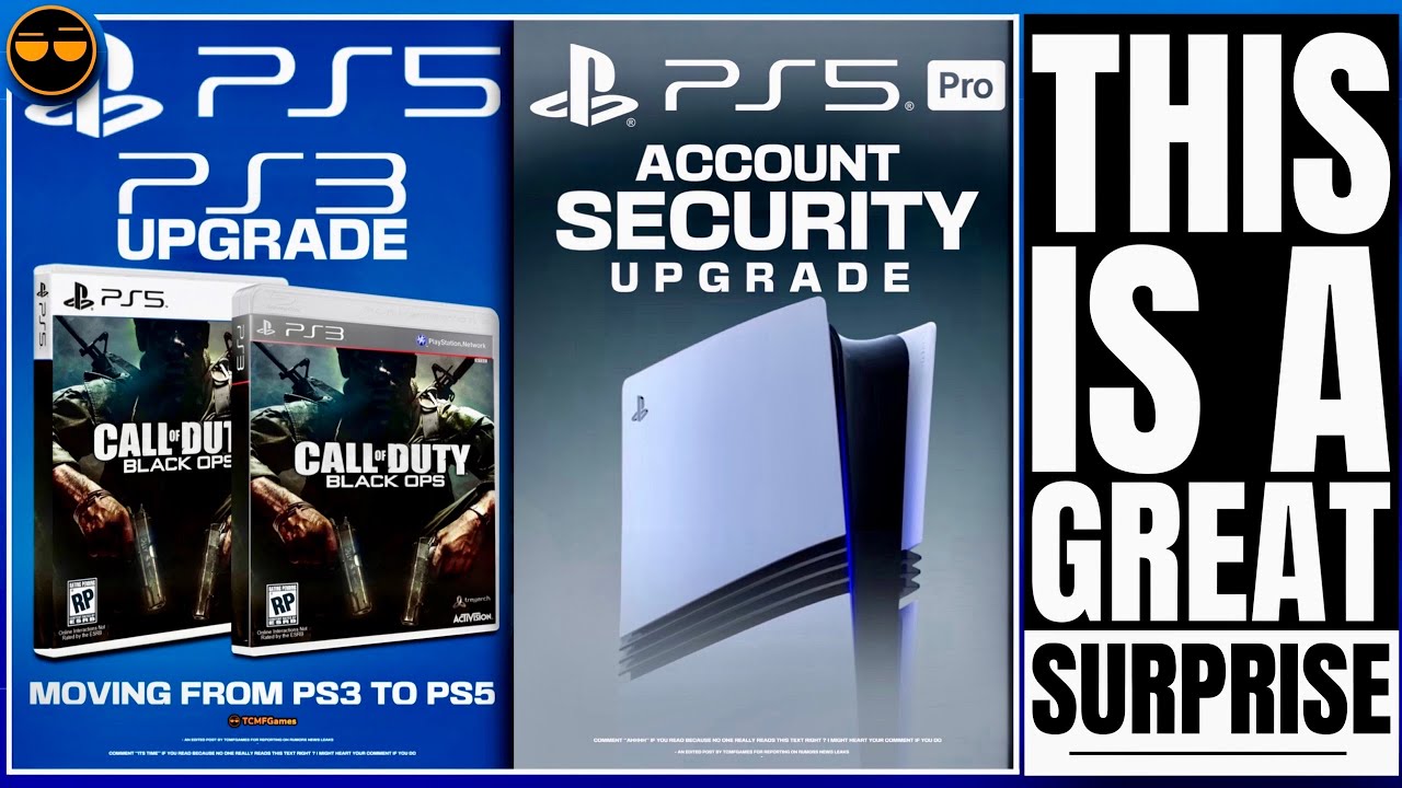 PLAYSTATION 5 - NEW SURPRISE PS3 TO PS5 UPGRADE RELEASE SOON!? / SONY IS UPGRADING PS5 ACCOUNT SECU&hellip;