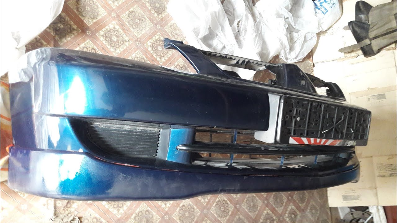 Установка юбки переднего бампера sport 2.0 мицубиси лансер 9