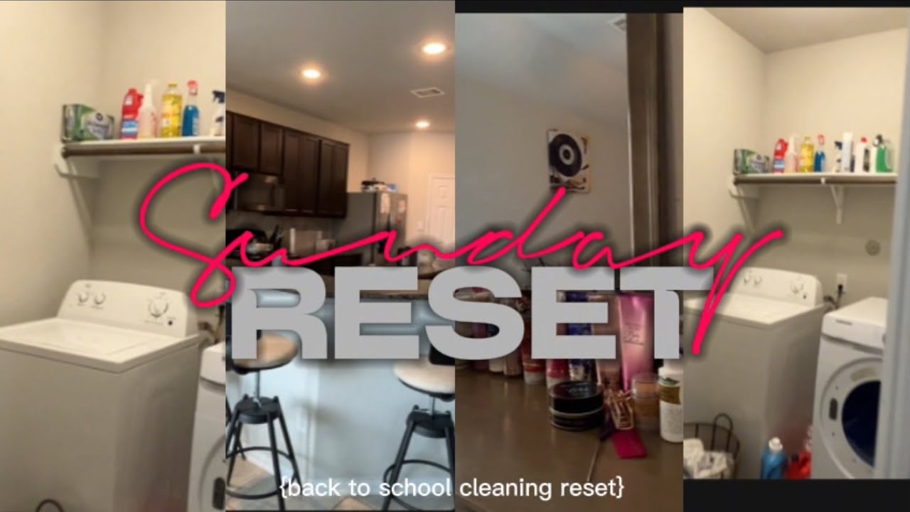 Sunday Reset for Back to School 2025 🧼 | Clean With Me + Productive Vibes