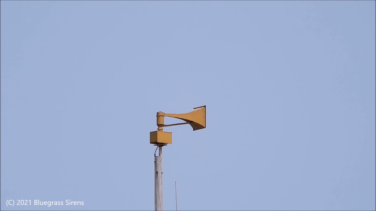 Federal Thunderbolt 1000T Siren Test- Alert Signal- Frankfort Kentucky