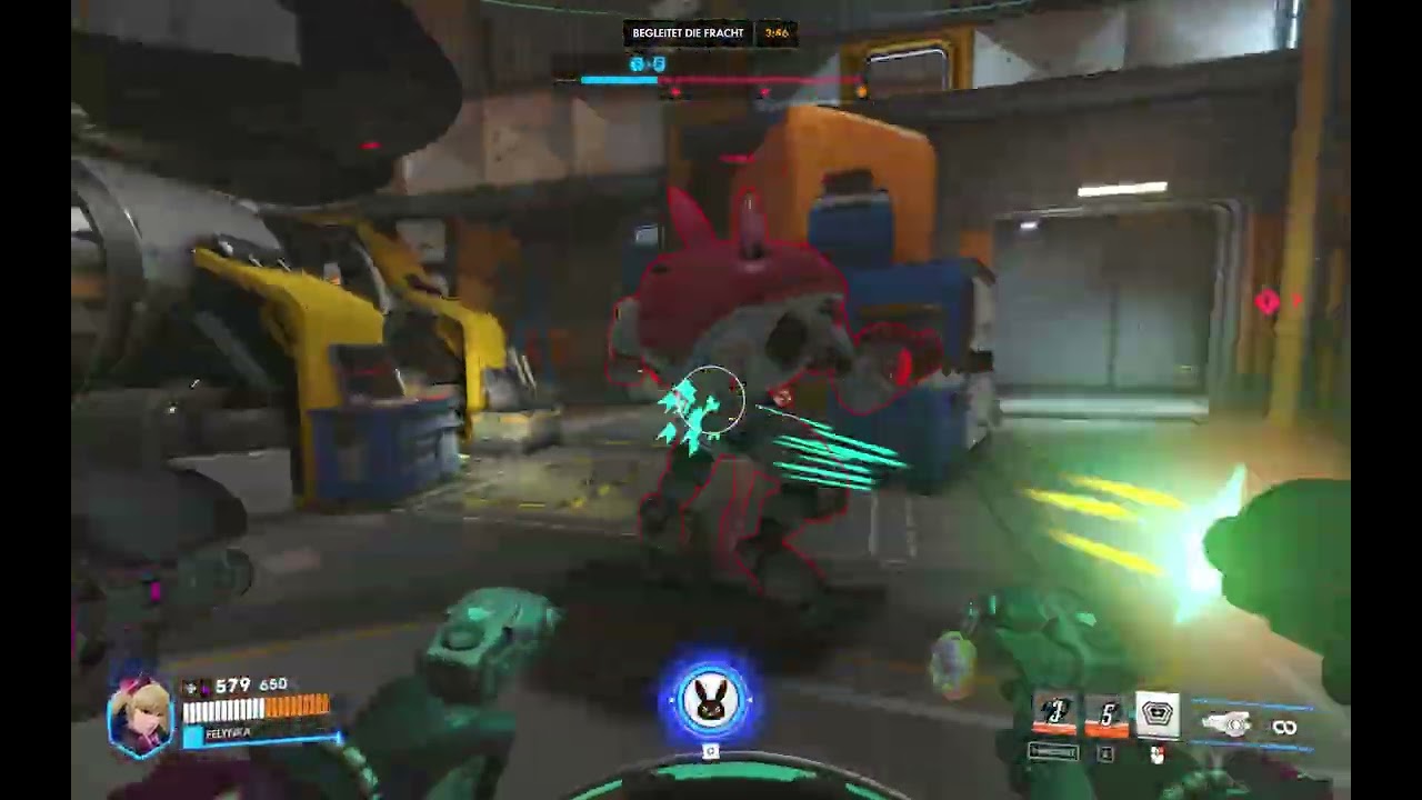 Playing as D.VA @ Watchpoint Gibralter in Overwatch