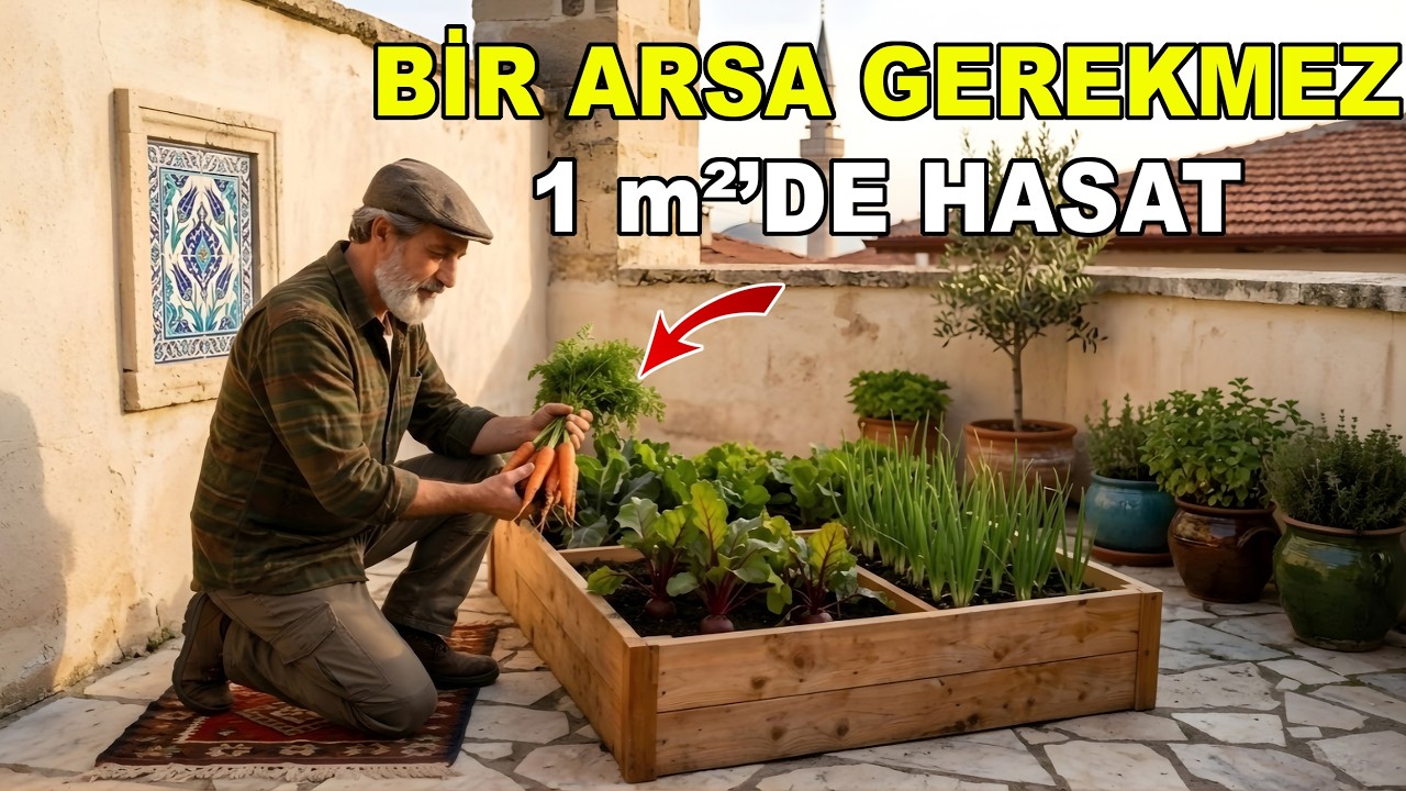 Küçük Alanda Hasat İçin En Verimli 7 Ürün - Az Alan Ama Sürekli Hasat